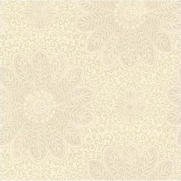 Kenneth James 301-66951 Tribe Modern Floral Scroll Wallpaper, Sage Total 156sq F - Picture 2 of 7